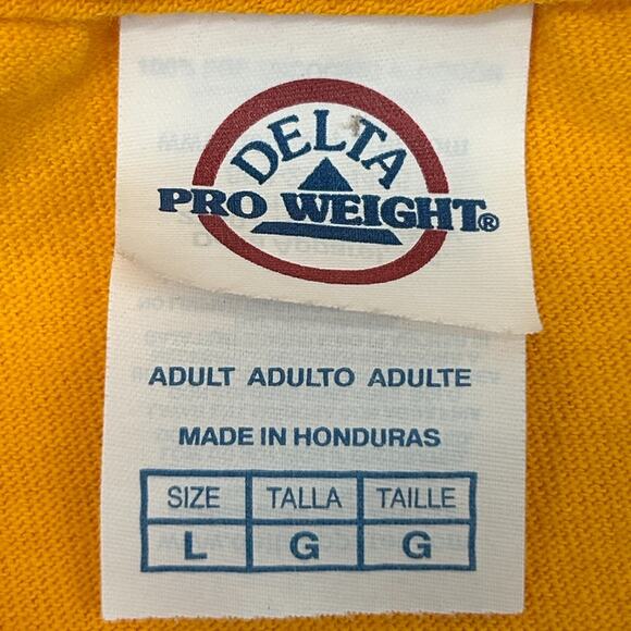 Black History T Shirt Mens L Large Yellow Malcolm X Tubman Angelou Douglass - Picture 4 of 5